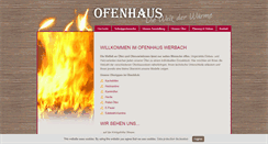 Desktop Screenshot of ofenhaus-werbach.de